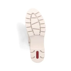 Rieker Damen Schnürstiefel vanillebeige