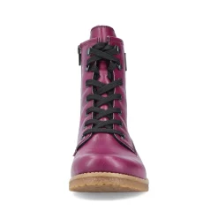 Rieker Damen Schnürstiefel aubergine