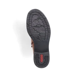 Rieker Damen Schnürstiefel kastanienbraun
