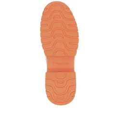 Rieker Damen Schnürstiefel khaki-glutorange
