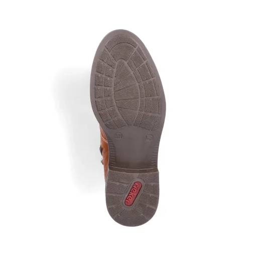 Rieker Damen Schnürstiefel karamellbraun