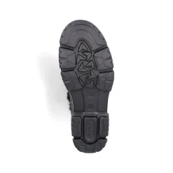 Rieker Damen Schnürstiefel urbanschwarz