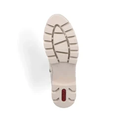 Rieker Damen Schnürstiefel hellbeige