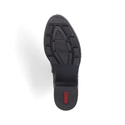 Rieker Damen Schnürstiefel nachtschwarz