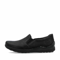 Rieker Damen Slipper asphaltschwarz