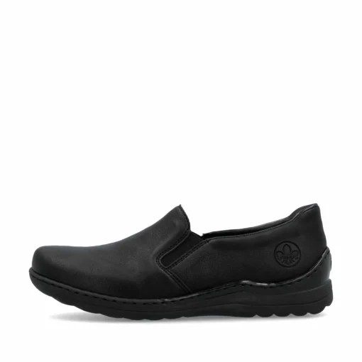 Rieker Damen Slipper asphaltschwarz