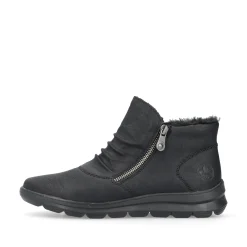 Rieker Damen Slipper asphaltschwarz