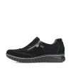 Rieker Damen Slipper asphaltschwarz