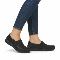 Rieker Damen Slipper asphaltschwarz