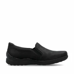 Rieker Damen Slipper asphaltschwarz