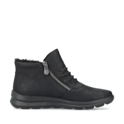 Rieker Damen Slipper asphaltschwarz