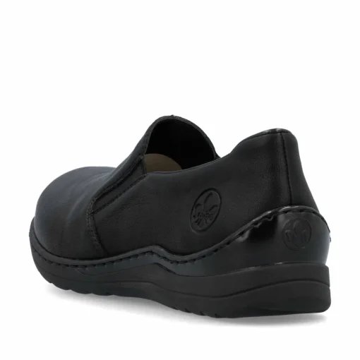 Rieker Damen Slipper asphaltschwarz