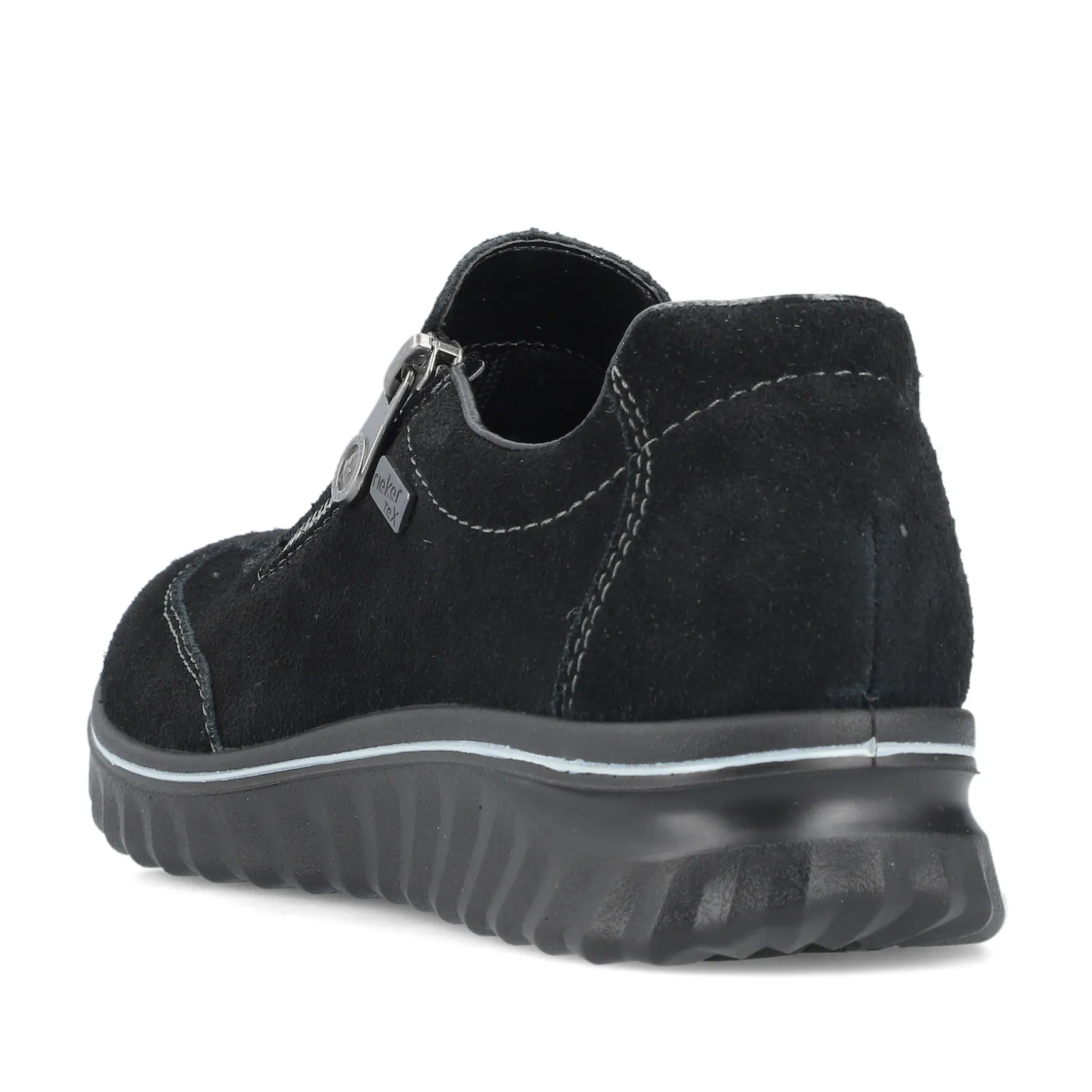 Rieker Damen Slipper asphaltschwarz