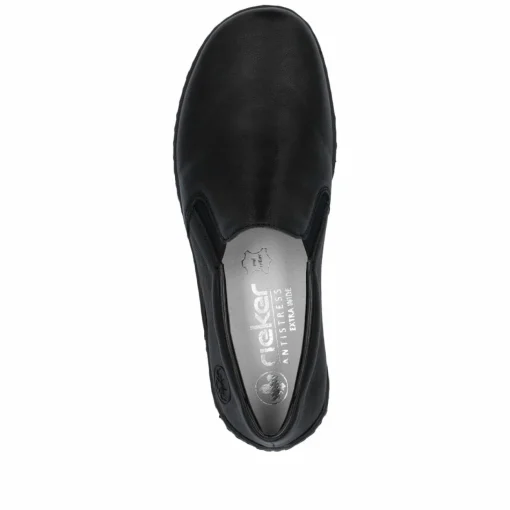 Rieker Damen Slipper asphaltschwarz