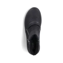 Rieker Damen Slipper asphaltschwarz