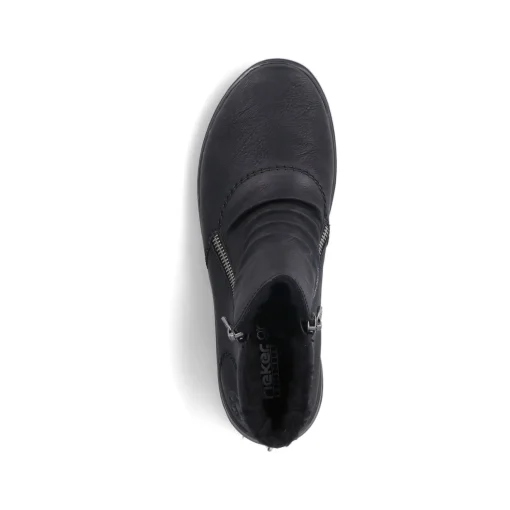 Rieker Damen Slipper asphaltschwarz
