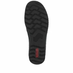 Rieker Damen Slipper asphaltschwarz