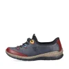 Rieker Damen Slipper azurblau