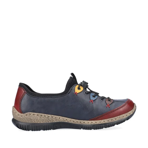 Rieker Damen Slipper azurblau