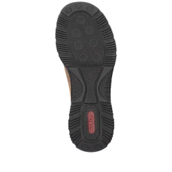 Rieker Damen Slipper braun-kombi