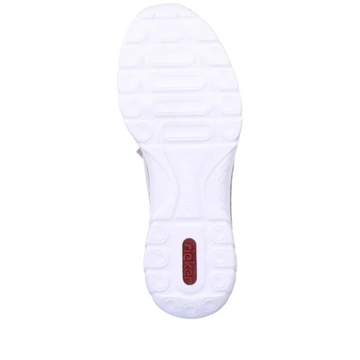 Rieker Damen Slipper cremeweiß
