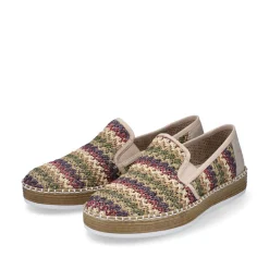 Rieker Damen Slipper gemustert