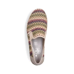 Rieker Damen Slipper gemustert