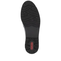 Rieker Damen Slipper glanzschwarz