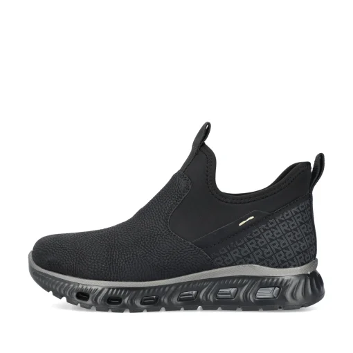 Rieker Damen Slipper graphitschwarz