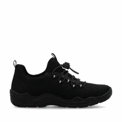 Rieker Damen Slipper graphitschwarz