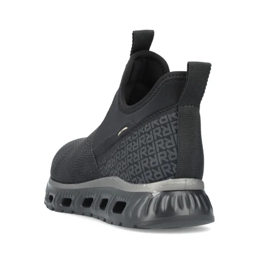 Rieker Damen Slipper graphitschwarz
