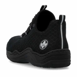 Rieker Damen Slipper graphitschwarz