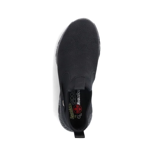 Rieker Damen Slipper graphitschwarz