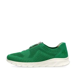 Rieker Damen Slipper grasgrün