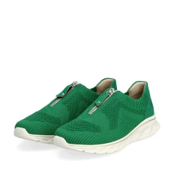 Rieker Damen Slipper grasgrün