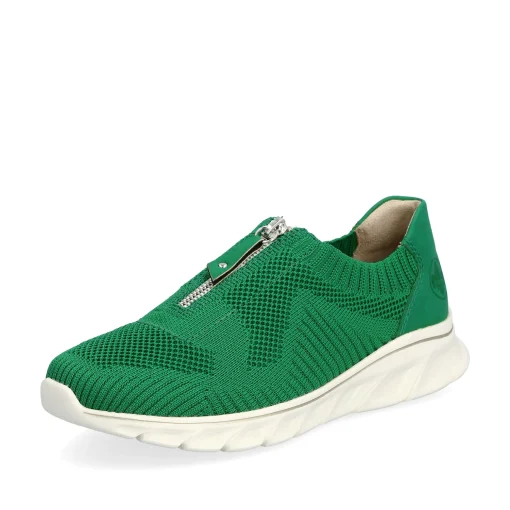 Rieker Damen Slipper grasgrün