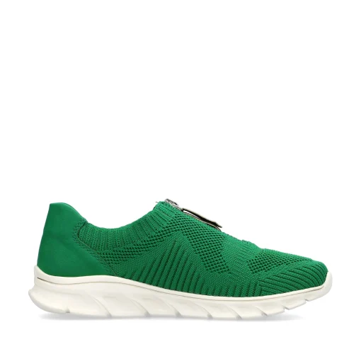 Rieker Damen Slipper grasgrün