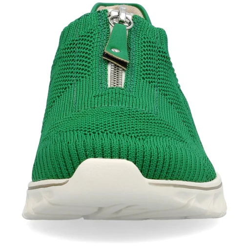 Rieker Damen Slipper grasgrün