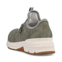 Rieker Damen Slipper grüngrau