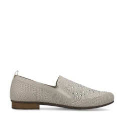 Rieker Damen Slipper hellbeige