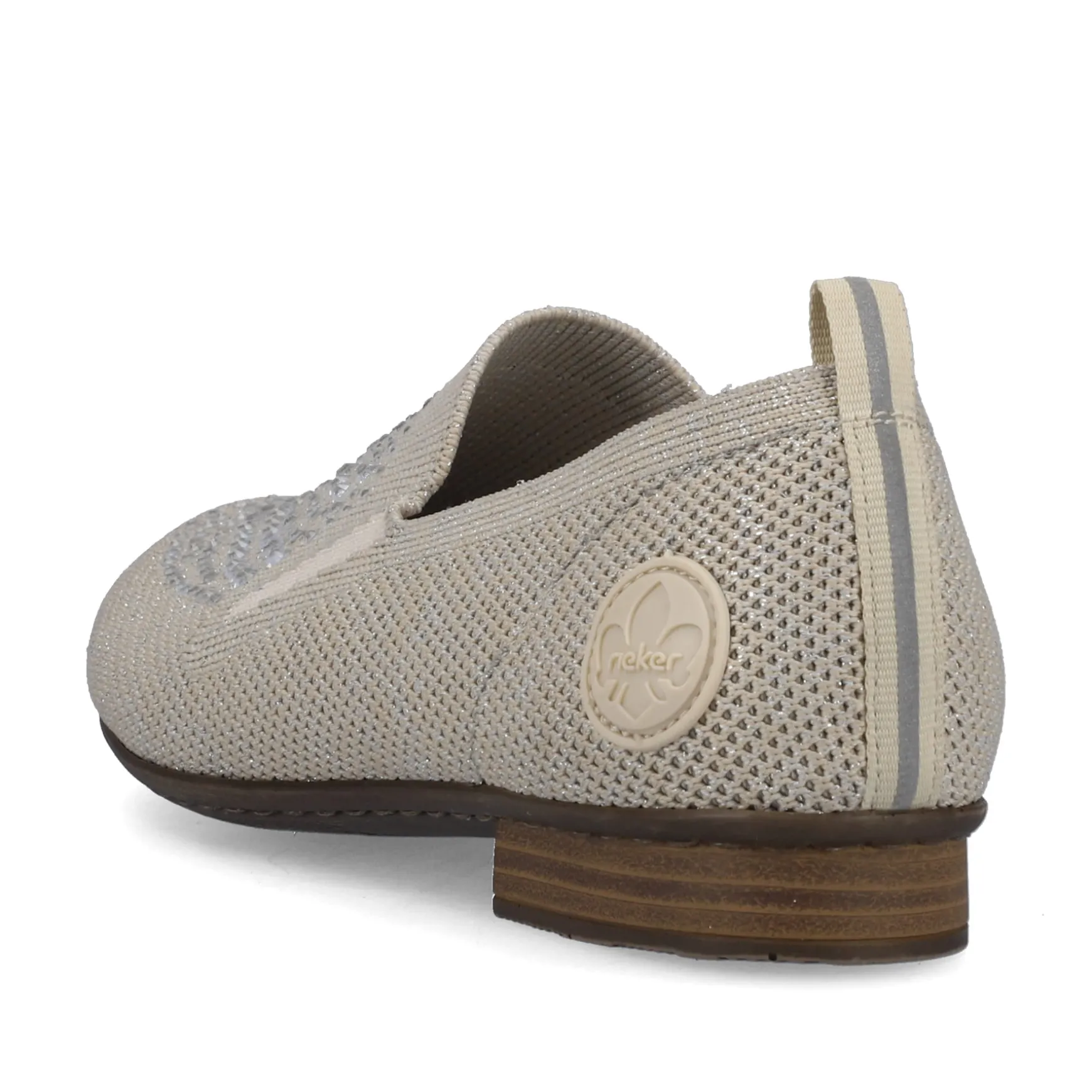 Rieker Damen Slipper hellbeige