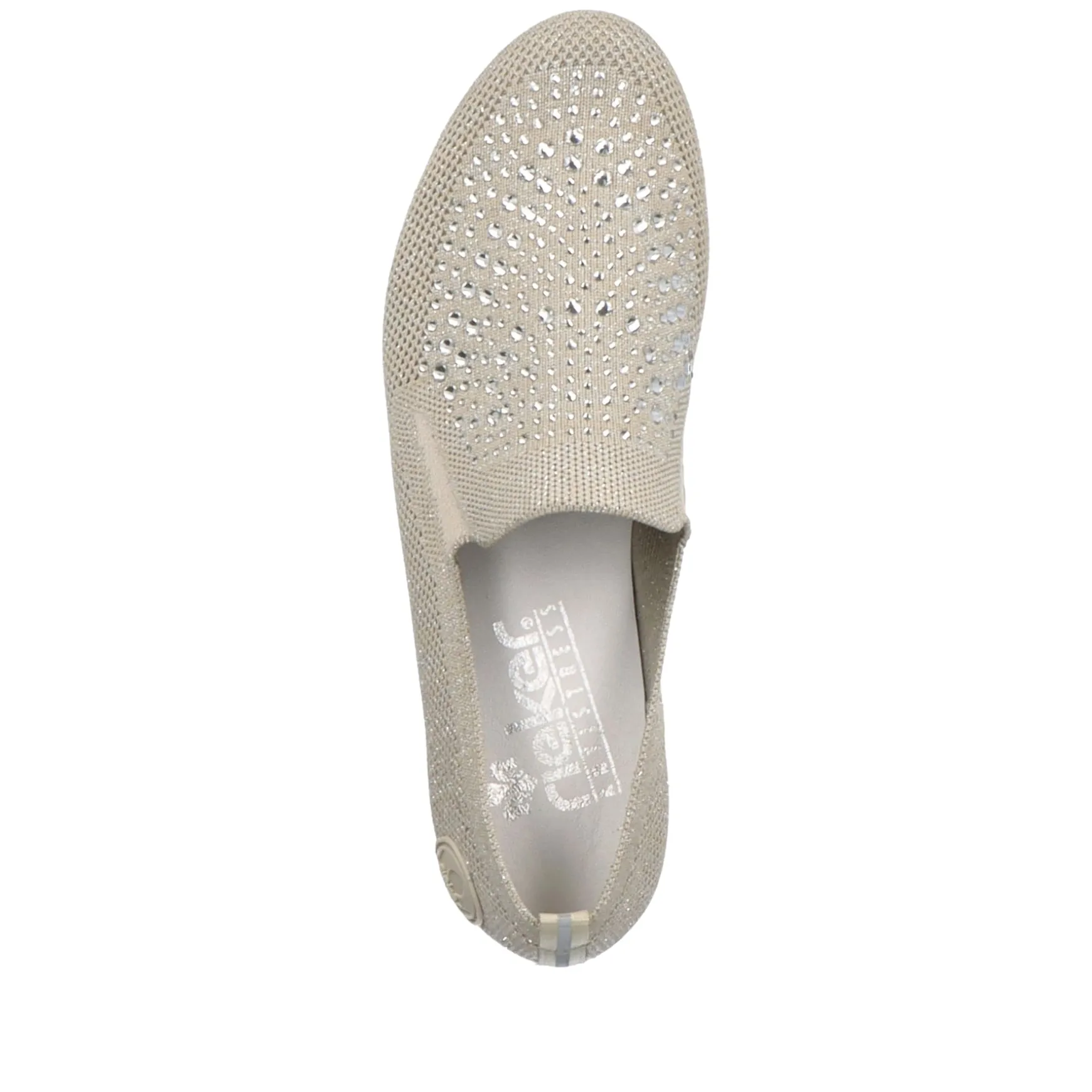 Rieker Damen Slipper hellbeige