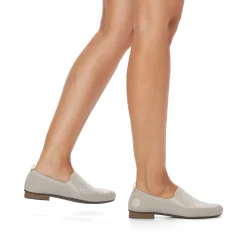 Rieker Damen Slipper hellbeige