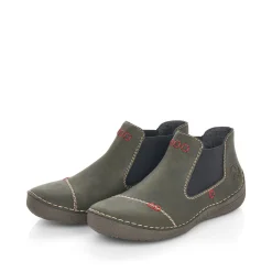 Rieker Damen Slipper kaktusgrün
