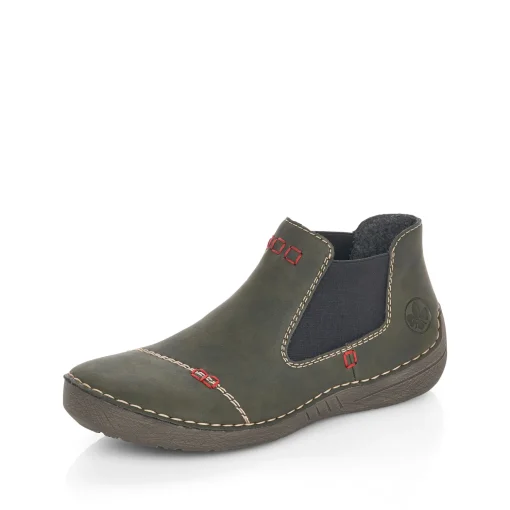 Rieker Damen Slipper kaktusgrün