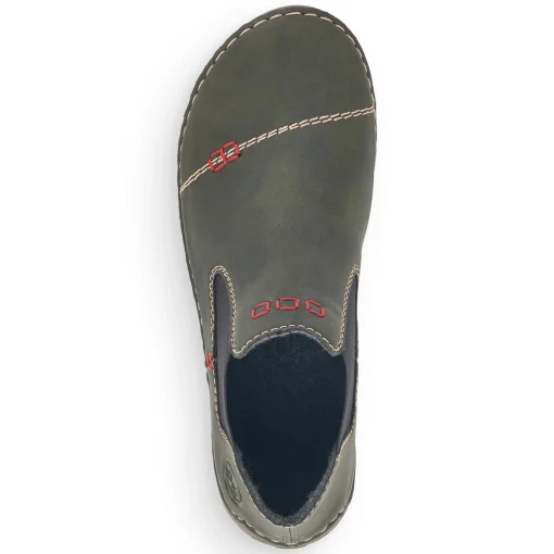 Rieker Damen Slipper kaktusgrün