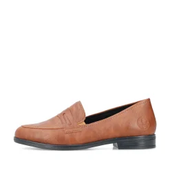 Rieker Damen Slipper karamellbraun