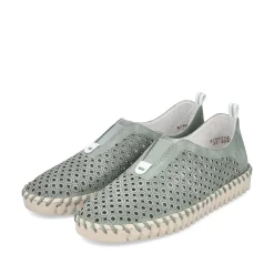 Rieker Damen Slipper khakigrün