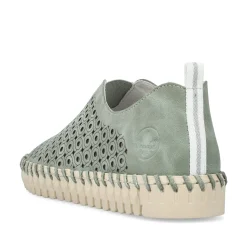 Rieker Damen Slipper khakigrün