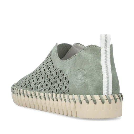 Rieker Damen Slipper khakigrün